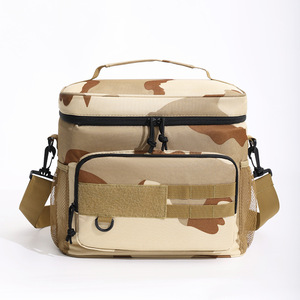 Oxford Cloth Outdoor Picnic Bag 15L Desert Camouflage Insulated Lunch Cooler Portable Waterproof With Ice Pack - Product Image 5
