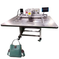 Machine à coudre automatique programmable par ordinateur, taille 600 * 400 mm, pour empeignes de chaussures, articles en cuir, sacs à dos