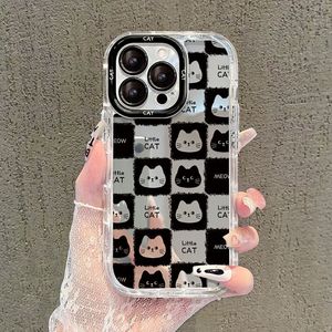 Coques de téléphone portable miroir <span class=keywords><strong>chat</strong></span> bon marché pour Iphone17 Air 16 15 Plus Pro Max 14 13 12 11 Couverture de protection arrière antichoc Logo personnalisé - Product Image 3