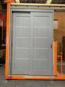 Style Shaker Puertas Corredizas Porte coulissante en bois écologique sans peinture intérieure pour maison intérieur salon insonorisé - Product Image 3