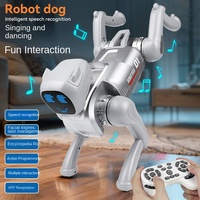 Perro Robot Inteligente X1AI con Expresiones Faciales LED, Control por Voz, Programable, Modelo Eléctrico de Plástico, Juguete para Mayores de 14 Años