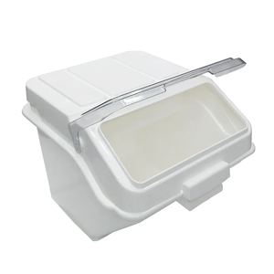 <span class=keywords><strong>Bac</strong></span> de stockage de farine de 47L/12 gallons-PP robuste, couvercle rabattable hermétique et <span class=keywords><strong>bec</strong></span> verseur-Organisateur de sucre/ingrédients en vrac pour boulangeries - Product Image 5