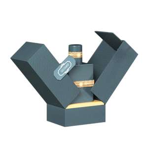 Scatola di profumo di lusso personalizzata con laminazione opaca goffratura vassoio di carta di lusso formato personalizzato in cartone di carta per uso di candela - Product Image 3