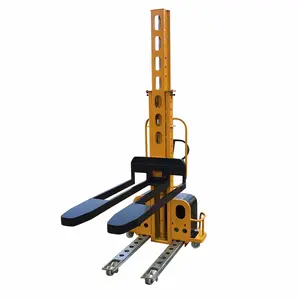 ZTS-05 Stacker Listrik Penuh Tiang Tiga Kali Isi 500Kg 700Kg dan Bongkar Pasang Mandiri