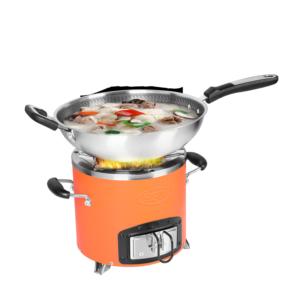 Réchaud de cuisine à deux portes, pour charbon et bois, sans fumée, avec <span class=keywords><strong>four</strong></span> de camping - Product Image 5