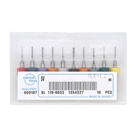 10 buah/set mata bor Mini PCB 0.3mm hingga 1.2mm karbida baja Tungsten untuk papan sirkuit cetak mesin mata bor Cnc