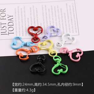 Llavero de Metal con Forma de Corazón, Estrella, Luna y Nube, Accesorios de Joyería DIY, Tendencia de Moda Primavera 2025, Origen Yiwu - Product Image 5