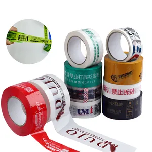 Proveedor de cinta de embalaje con logotipo personalizado ANTI, envío gratis, cinta adhesiva transparente para embalaje