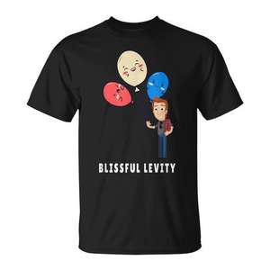 Camiseta Blissful Levity con Globos Bonitos, Ropa Promocional - Product Image 1