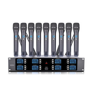 מיקרופון אוזניות uhf עם מסך מיקרופון/8 ערוצי מיקרופון אלחוטי דינמי מיקרופון דינמי אלחוטי - Product Image 3