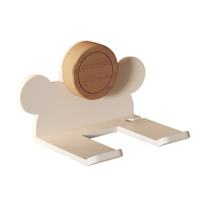 Soporte para secador de pelo con ventosa, montaje en pared, hierro blanco mate, estante de almacenamiento para baño, sin necesidad de taladrar - Product Image 5