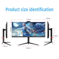 Ordinateur de jeu avec écran LCD 2K 30 pouces 21:9, processeur Core I3 I5 I7, GPU intégré, caméra escamotable, ordinateur tout-en-un