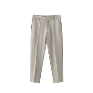 Pantaloni Eleganti Slim Fit Primaverili ed Estivi da <span class=keywords><strong>Uomo</strong></span>, Pantaloni Casual Abbinati <span class=keywords><strong>Taglie</strong></span> <span class=keywords><strong>Forti</strong></span>, Pantaloni a Tre Quarti e Pantaloni Lunghi - Product Image 4