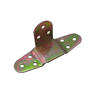 Connecteur d'angle en L en acier laminé à froid zingué pour meubles de chambre et de salon, design contemporain - Product Image 2