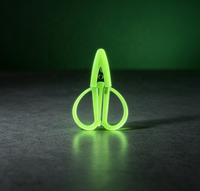 Ciseaux lumineux miniatures portables, petits outils polyvalents tranchants avec étui pour les voyages, l'artisanat, la couture, la broderie, le bricolage