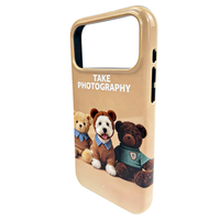 Nouvelle Coque de Téléphone Portable 2026 – Étui 3D par Sublimation avec Protection Double Couche TPU PC 2-en-1 pour iPhone 17 Pro Max