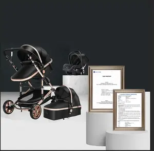JXB批发3合1马车婴儿主要宠物产品紧凑型婴儿车顶篷来样定做铝制旅行儿童婴儿车