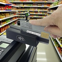 Lector de Tarjetas Magnéticas y RFID 2 en 1 FUWEI MSR98RF, Lector de Tarjetas sin Contacto NFC M1 MSR ISO14443-A Mifare de 13.56MHz