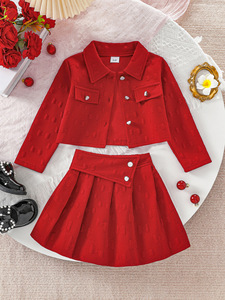 Usine printemps nouveau manteau à manches longues <span class=keywords><strong>jupe</strong></span> ensembles <span class=keywords><strong>10</strong></span> <span class=keywords><strong>ans</strong></span> adolescentes vêtements enfants ensemble fabricants de tenues pour adolescentes - Product Image 6