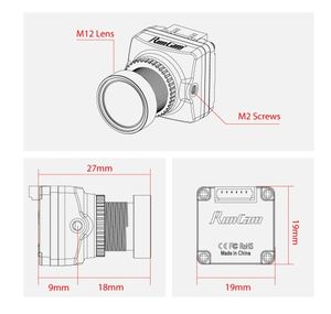 RunCam Night Eagle 3 V2 Starlight Night Vision <b>Camera</b> 1500TVL Ultra-high Sensitivity Sensor Carbon Fiber Drone <b>Accessory</b> - Product Image 4