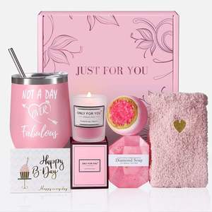 Surprise Birthday <b>Gift</b> Set for Girls Best Friend Sweet <b>pink</b> Color Spa <b>Gift</b> Set for Her Wholesale Get Well Soon <b>Gifts</b> for Women - Product Image 2