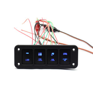 Interruptor de Botón Universal para Automóvil, Interruptor de Botón de Encendido/Apagado de 12 V CC para Toyota Hailax Cool Road <span class=keywords><strong>VIGO</strong></span> - Product Image 1