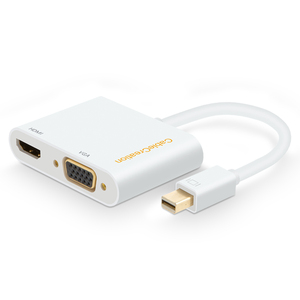 CableCreation Câble 2-en-1 Mini DP vers <span class=keywords><strong>HDMI</strong></span> VGA Converter Hub Compatible avec MacBook - Product Image 1