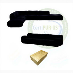 <span class=keywords><strong>Canapé</strong></span> modulaire d'angle Tanzuo Unisofa en tissu compressé, <span class=keywords><strong>2</strong></span> <span class=keywords><strong>places</strong></span>, style traditionnel chinois, avec coussin de luxe en éponge, emballé sous vide - Product Image 2
