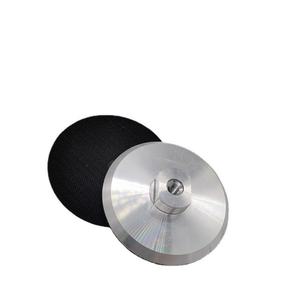 Tête de meulage en alliage d'aluminium et acier inoxydable 3 et 4 pouces pour le polissage de marbre et de granit, usinage CNC, type de perçage par aspiration - Product Image 1