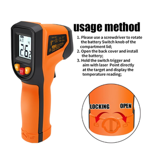 T400 t400a T600 t600a kỹ thuật số Nhiệt kế hồng ngoại Laser Nhiệt kế không tiếp xúc Laser Nhiệt kế công nghiệp công cụ - Product Image 5