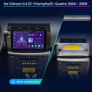 Junsun-<span class=keywords><strong>Autoradio</strong></span> sans fil Android CarPlay V1, Navigation pour Citroën <span class=keywords><strong>C4</strong></span> C-Triomphe C-Quatre 2004-2009 - Product Image 2