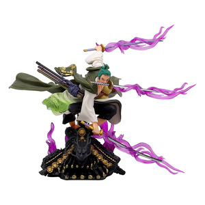 Figurines de dessin animé <span class=keywords><strong>Manga</strong></span> Toit Roronoa Zoro à trois couteaux Toit de campagne de 15cm Figurine de <span class=keywords><strong>manga</strong></span> Cadeau Artisanat en plastique Figurines d'anime - Product Image 1