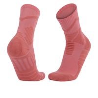 Chaussettes de sport personnalisées en maille respirante, anti-humidité, avec soutien de la voûte plantaire, amortissantes, antidérapantes, pour le basketball et la course à pied