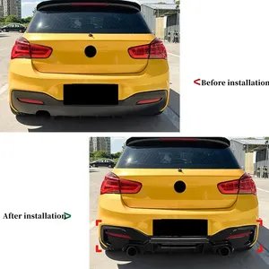 ลิ้นดิฟฟิวเซอร์กันชนหลังสำหรับรถยนต์ซีรีส์ 1 รุ่น F20 F21 ปี 2015-2019 LCI M Sport แผ่นป้องกันด้านล่าง ชุดแต่ง BodyKits อุปกรณ์ตกแต่ง - Product Image 2