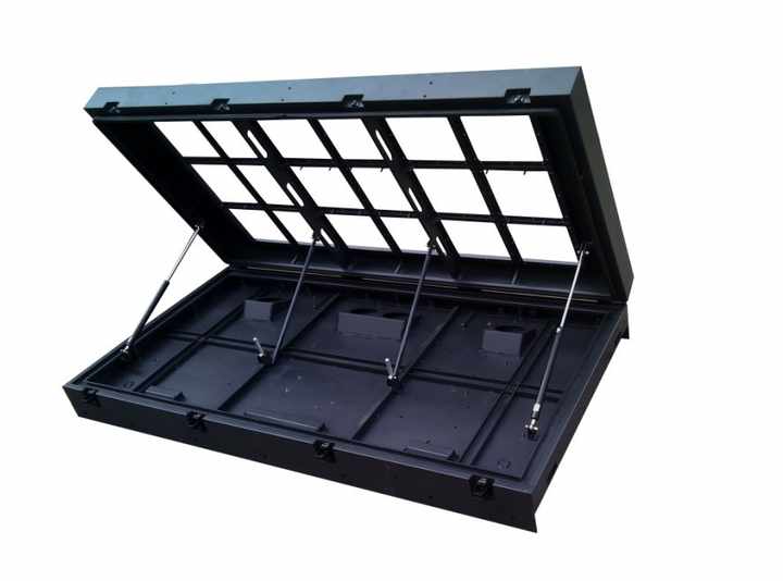 Custom Waterproof Empty Led Display Cabinet Stainless Steel Aluminum ...