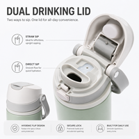 Gobelets isothermes de 32 oz avec logo, porte-bouteille d'eau avec sangle, bouteille d'eau en acier inoxydable, cadeau de Noël