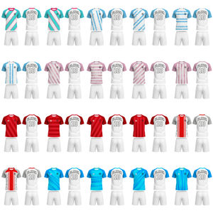 OEM-Service Maßgeschneiderte Größe Fußballtrikot-Set Langlebiger Stoff Match-Day-Stil Fußballshirt-Kit für Profi-Teams - Product Image 5