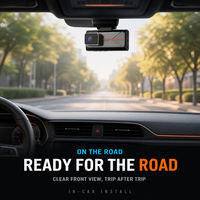 Caméra embarquée ES03 2 canaux 4K avec écran tactile IPS 3,69 pouces, WiFi, GPS, Time Lapse, moniteur de stationnement, DVR de voiture OEM