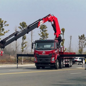 Camion grue articulée Shacman F3000 6x4 de 16 tonnes, chargeur de camions pliable de 20 tonnes pour la construction de ponts - Product Image 3