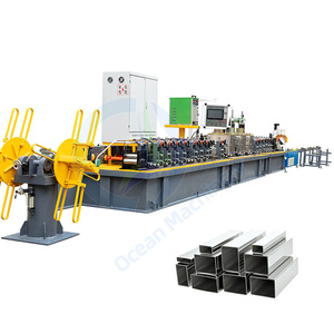 Machine à souder pour tubes ronds en acier au carbone OCEAN GI Machine <span class=keywords><strong>de</strong></span> fabrication <span class=keywords><strong>de</strong></span> tubes carrés en aluminium - Product Image 1