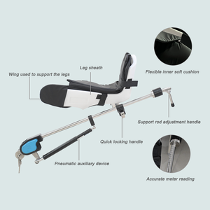 Penyangga Kaki Ginekologi WEIYE untuk Meja Operasi, Aksesoris Lithotomi, Penyangga Kaki Tipe Stirrup, Penyangga Kaki Lithotomi Pneumatik - Product Image 2