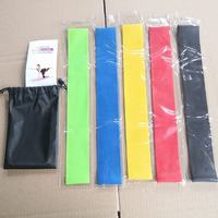 Bandes de Résistance en Latex pour Entraînement Musculaire – Mini Bandes de Résistance pour Femmes et Hommes – Bandes d'Étirement pour Fessiers et Jambes