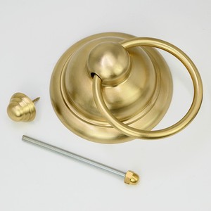 Chinese Style <b>Door</b> <b>Handle</b> Bronze Brass Ring <b>Pull</b> 14.5Cm Diameter For Wooden <b>Door</b> Retro Design - Product Image 3
