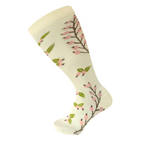 Chaussettes de compression grande taille à mollet large, très extensibles, pour hommes et femmes en surpoids