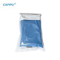 Kit de cathéter d'hémodialyse à double lumière droite CANPU 11.5Fr 160mm en PU médical et acier inoxydable, stérilisé à l'oxygène stérile pour hôpital
