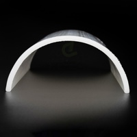 Gouttière semi-circulaire en PVC modifié par impact, haute pression, durable, anti-corrosion, pour l'entretien des pompes industrielles et la gestion des déversements, CE/TUV
