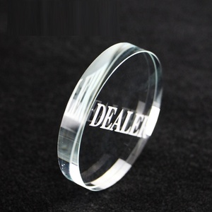 Bouton Texas Hold'em pour croupier de <span class=keywords><strong>poker</strong></span> Bouton pour croupier de <span class=keywords><strong>poker</strong></span> en cristal de haute qualité personnalisé - Product Image 2
