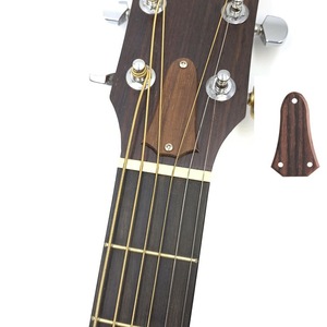 Cubierta de la varilla de ajuste del cabezal de guitarra (palisandro/ebano/núcleo de hierro) - Accesorios para guitarra - Product Image 1