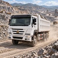 Самосвал Sinotruk Howo A7, б/у, 6x4, 10 колес, леворульный, с механическим управлением