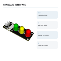 Module de feux de circulation LED, module électronique de signalisation rouge, jaune, vert pour projets éducatifs Arduino STEM